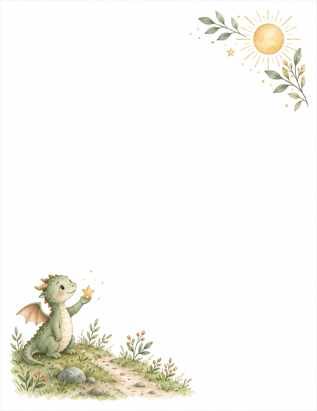 Bravery & Big Feelings letterhead preview