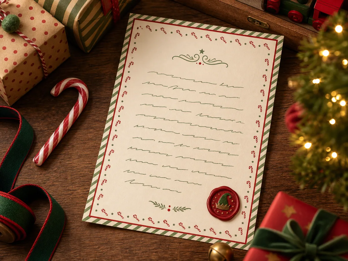Elf Letter Templates preview