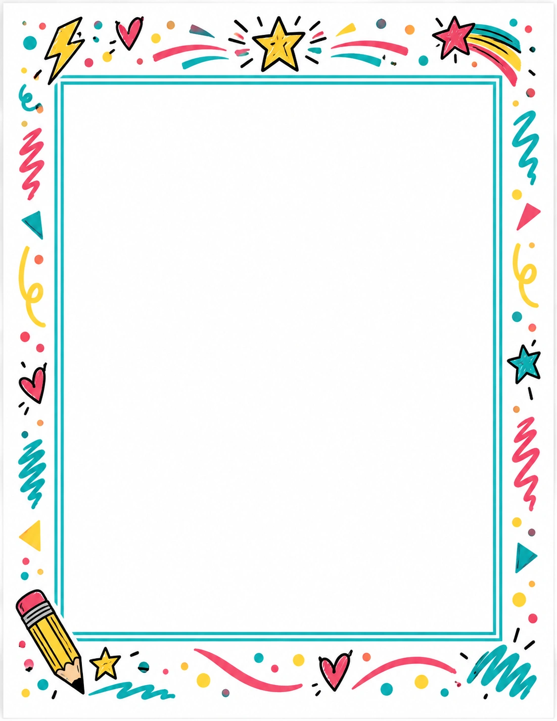 Creative Confetti — End of Year Letter template
