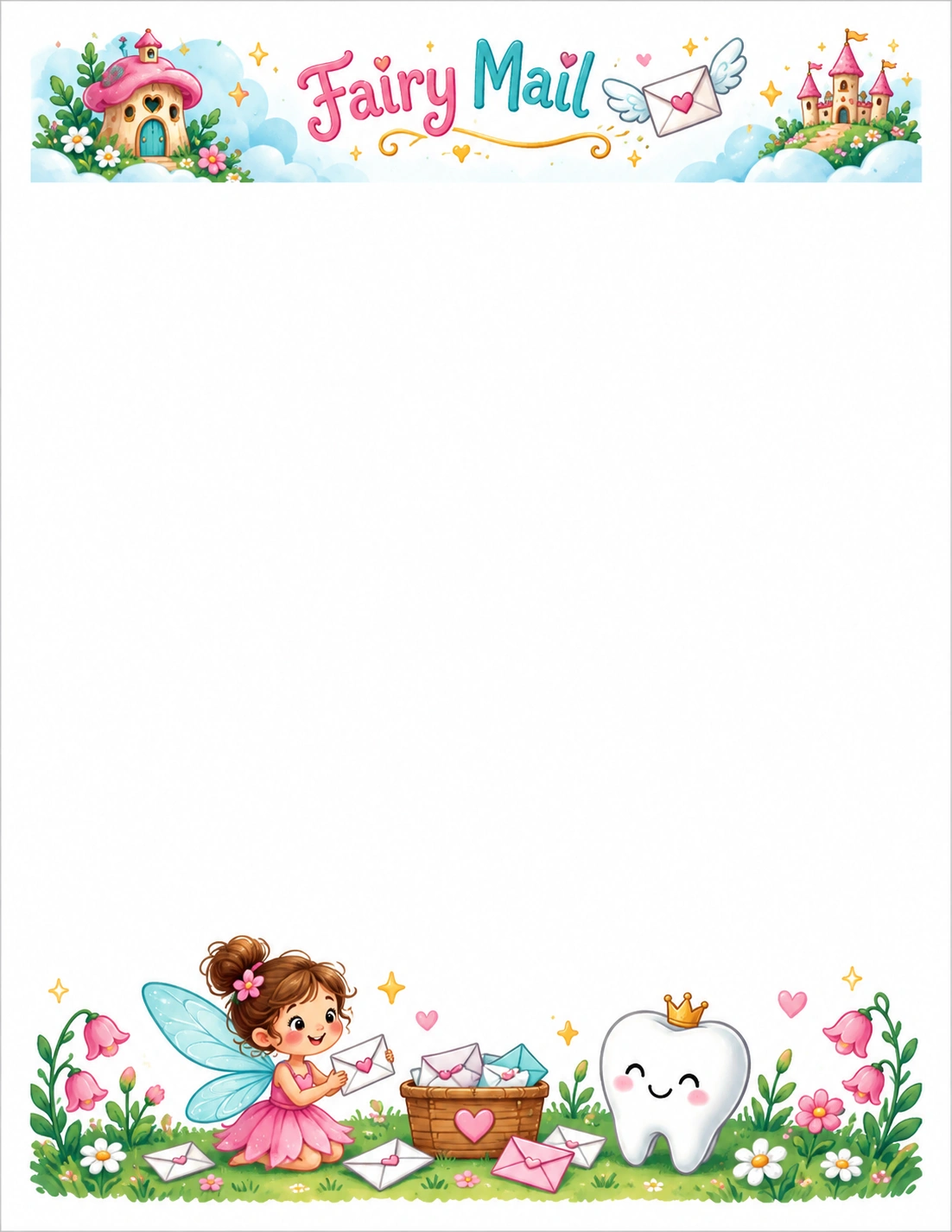 Fairy Mail — Tooth Fairy Letter template