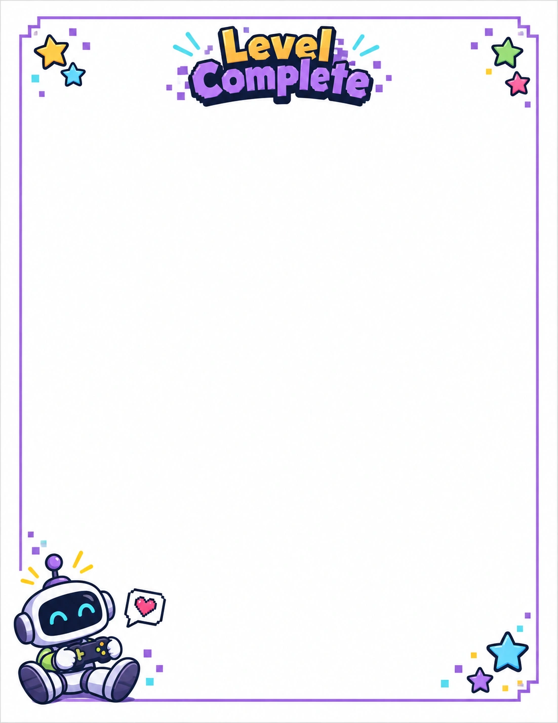 Next Level — End of Year Letter template