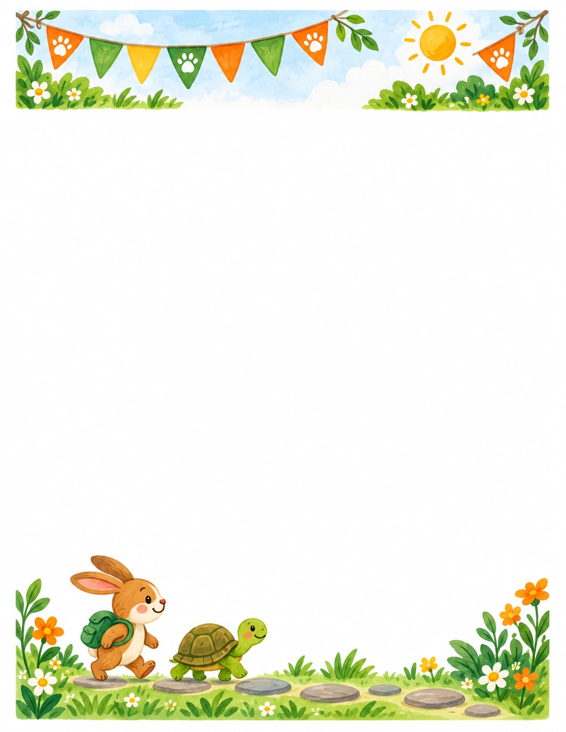 One Step Trail β Bravery & Big Feelings Letter template