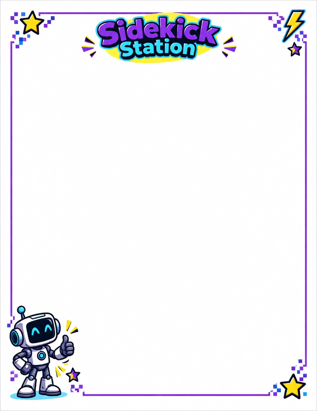 Sidekick Station — Hospital Comfort Letter template